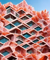 Coral facade